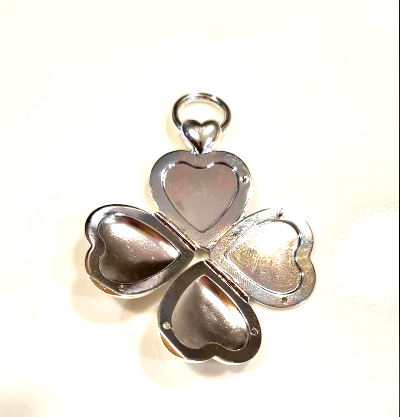 Heavy Sterling Silver 925 Locket 4 photos Family Heart Locket