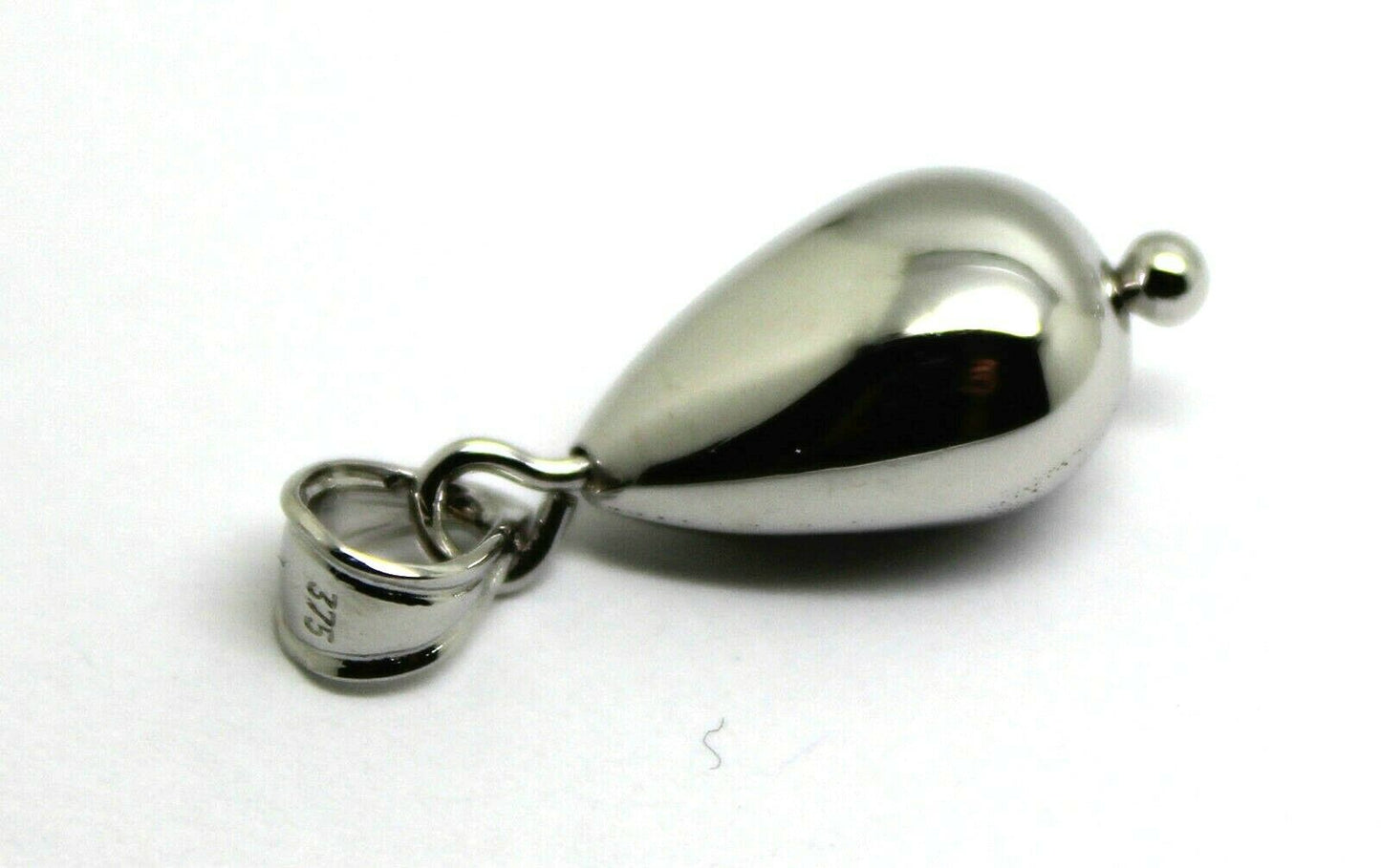 Genuine 9ct 9K Yellow, Rose or White 375 Gold Bubble Medium Tear Drop Teardrop Pendant