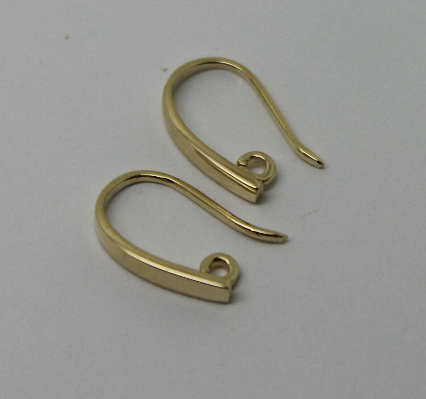 2.3mm thick 9ct Yellow, Rose or White Gold 375 Thick Clip Hooks To Make You Own Earrings!