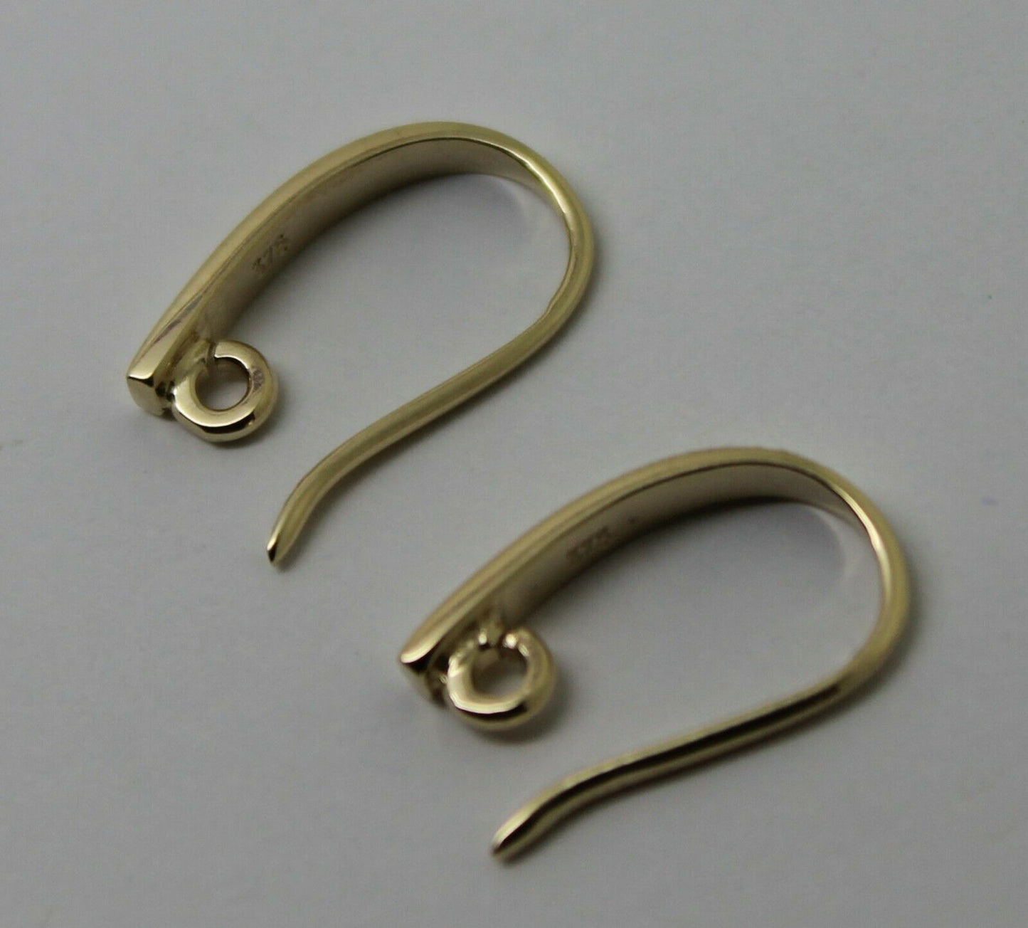 2.3mm thick 9ct Yellow, Rose or White Gold 375 Thick Clip Hooks To Make You Own Earrings!
