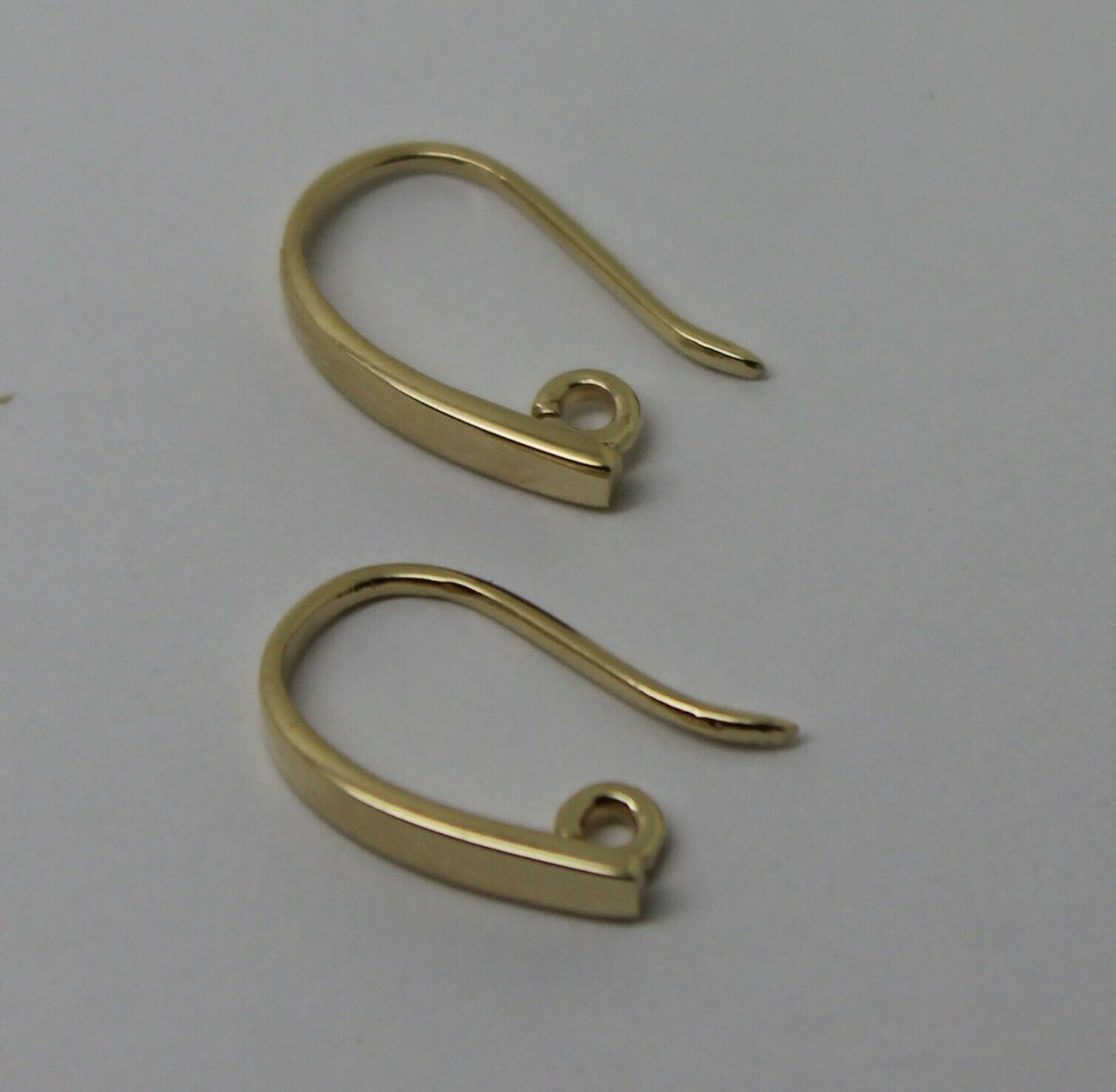 2.3mm thick 9ct Yellow, Rose or White Gold 375 Thick Clip Hooks To Make You Own Earrings!
