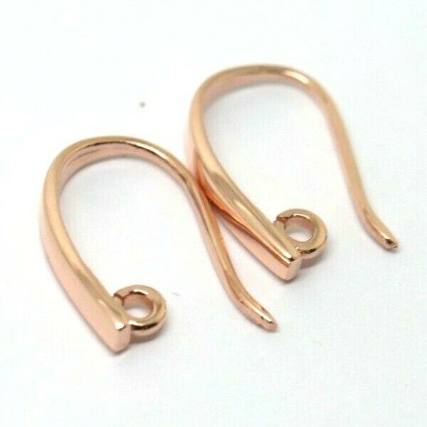 2.3mm thick 9ct Yellow, Rose or White Gold 375 Thick Clip Hooks To Make You Own Earrings!