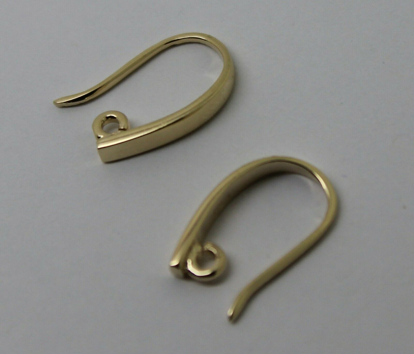 2.3mm thick 9ct Yellow, Rose or White Gold 375 Thick Clip Hooks To Make You Own Earrings!