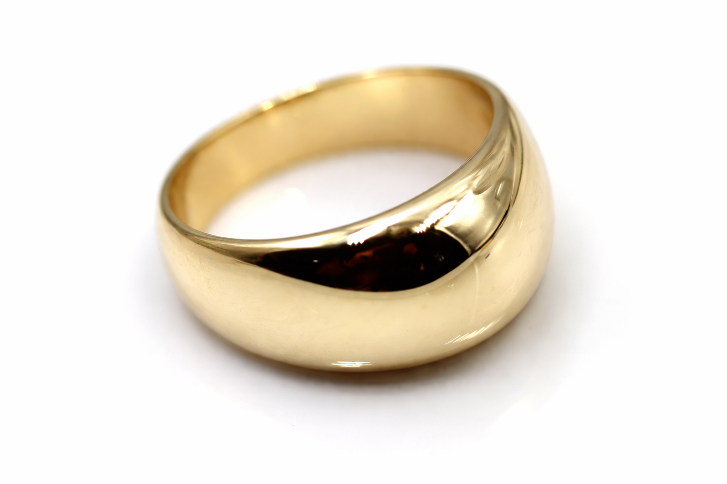 Size V, Kaedesigns, Genuine 9kt 9ct Heavy Yellow, Rose or White Gold Full Solid Extra 12mm Large Dome Ring