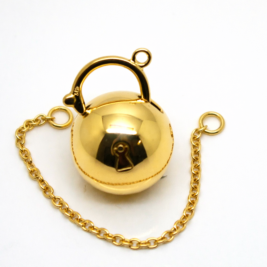 Genuine New 9ct Yellow, Rose or White Gold Ball Round Pendant Locket