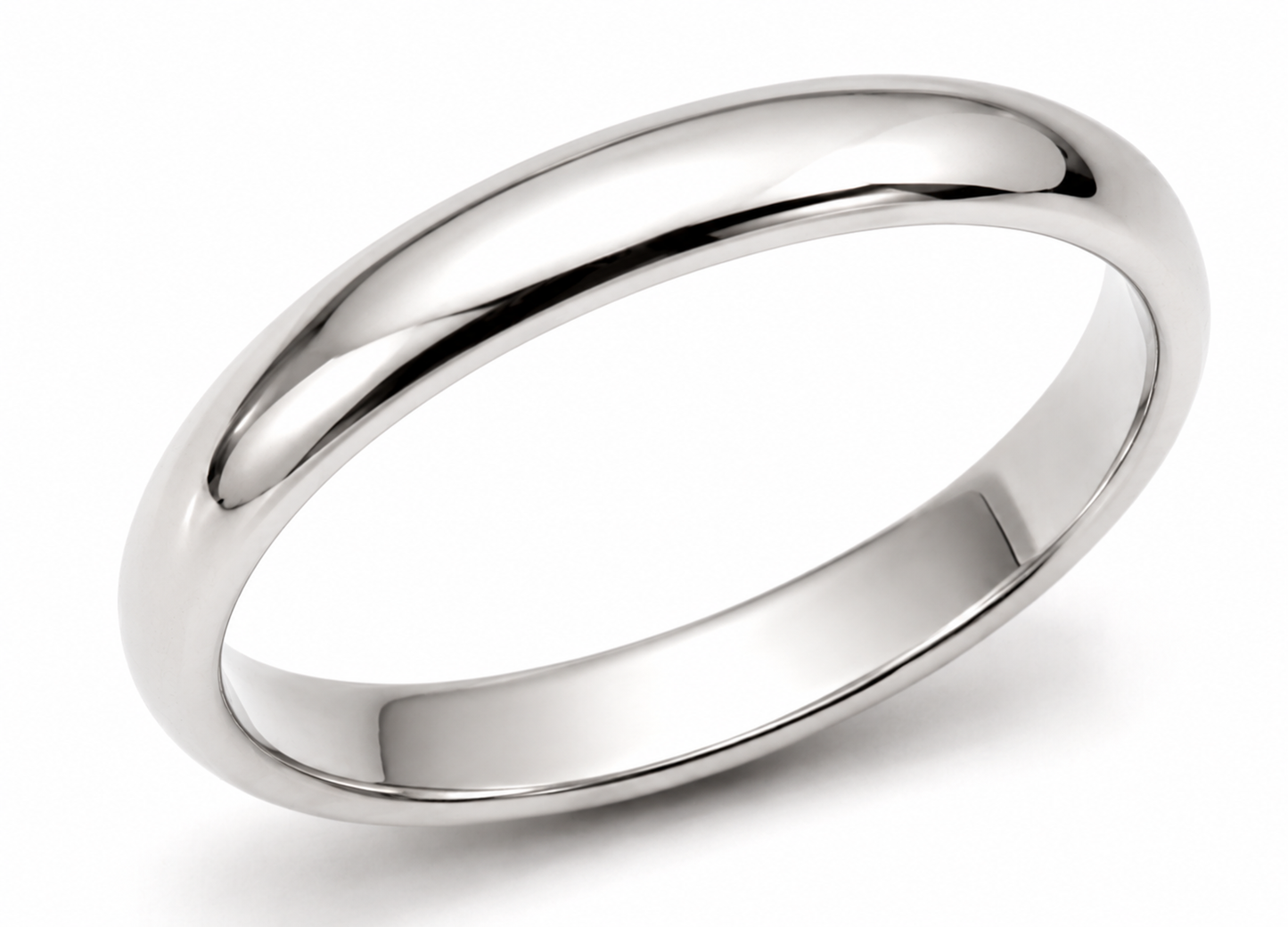 Genuine Custom Made Solid 9ct 9kt 375 Yellow, Rose or White Gold 3mm Wedding Band Size M