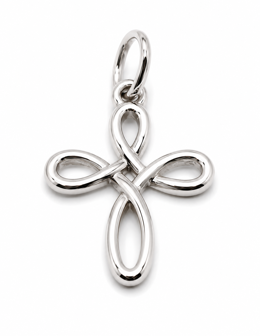 Small 9ct 9K Delicate Yellow, Rose or White Gold Celtic Cross Pendant