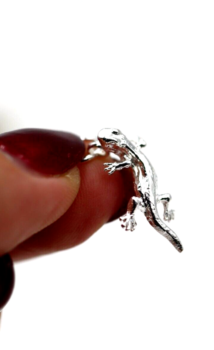 Sterling Silver 925 Small Reptile Lizard Charms or Pendant