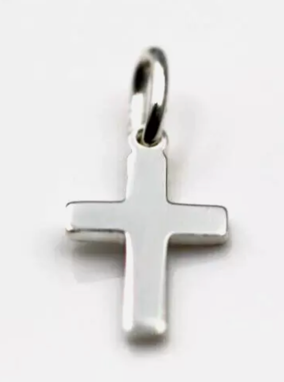 Genuine 18ct or 9ct Yellow, Rose or White Gold Cross Tiny Small Pendant / Charm 14mm x 8mm