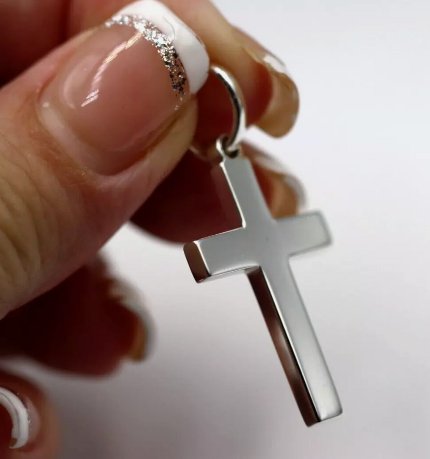 Kaedesigns Solid Genuine Sterling Silver 925 Cross Pendant