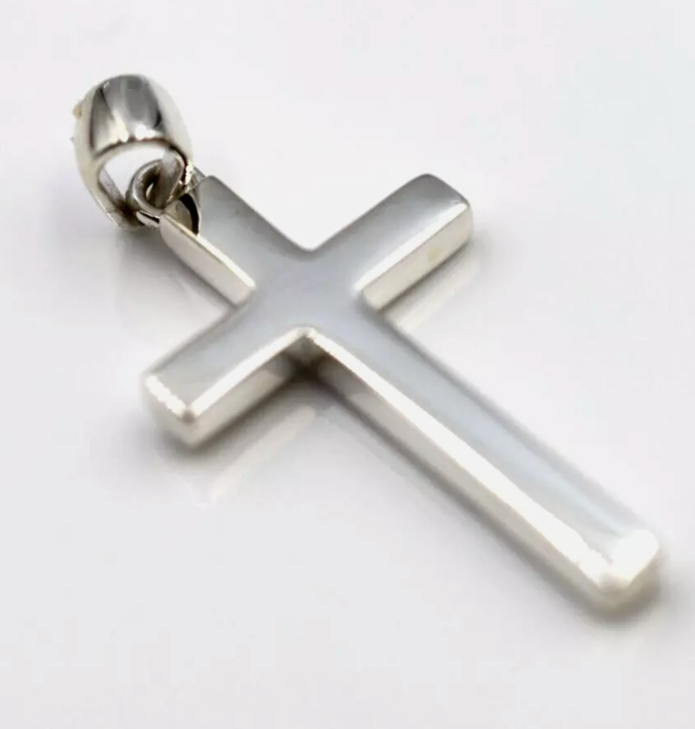 Kaedesigns Genuine Large Sterling Silver Cross Pendant 38mm x 20mm