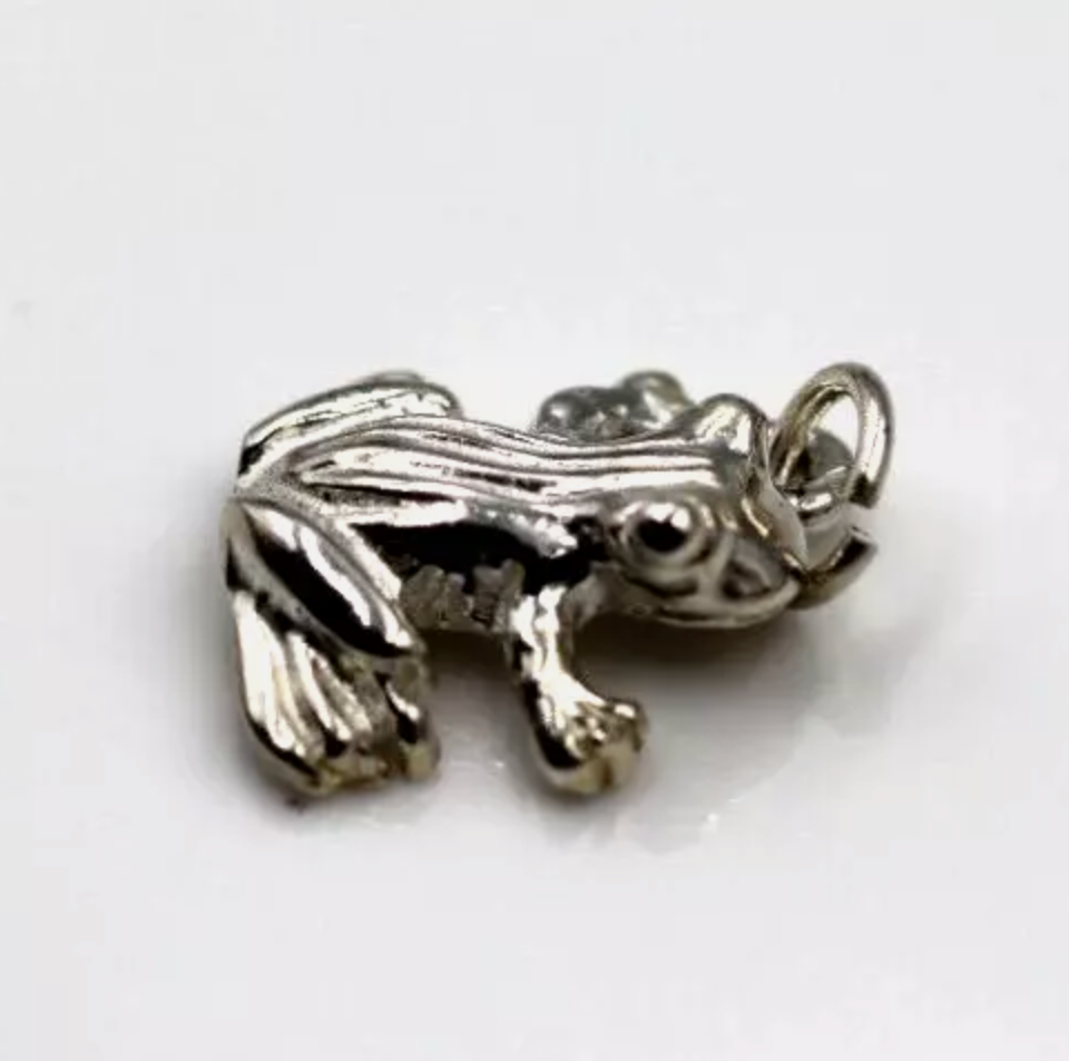 Kaedesigns New Sterling Silver 925 Frog Pendant / Charm