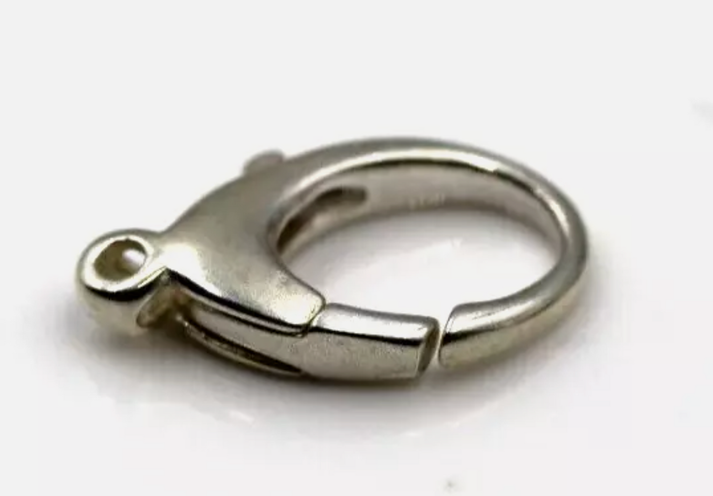 Sterling Silver 925 Large Size Lobster Claw Clasp