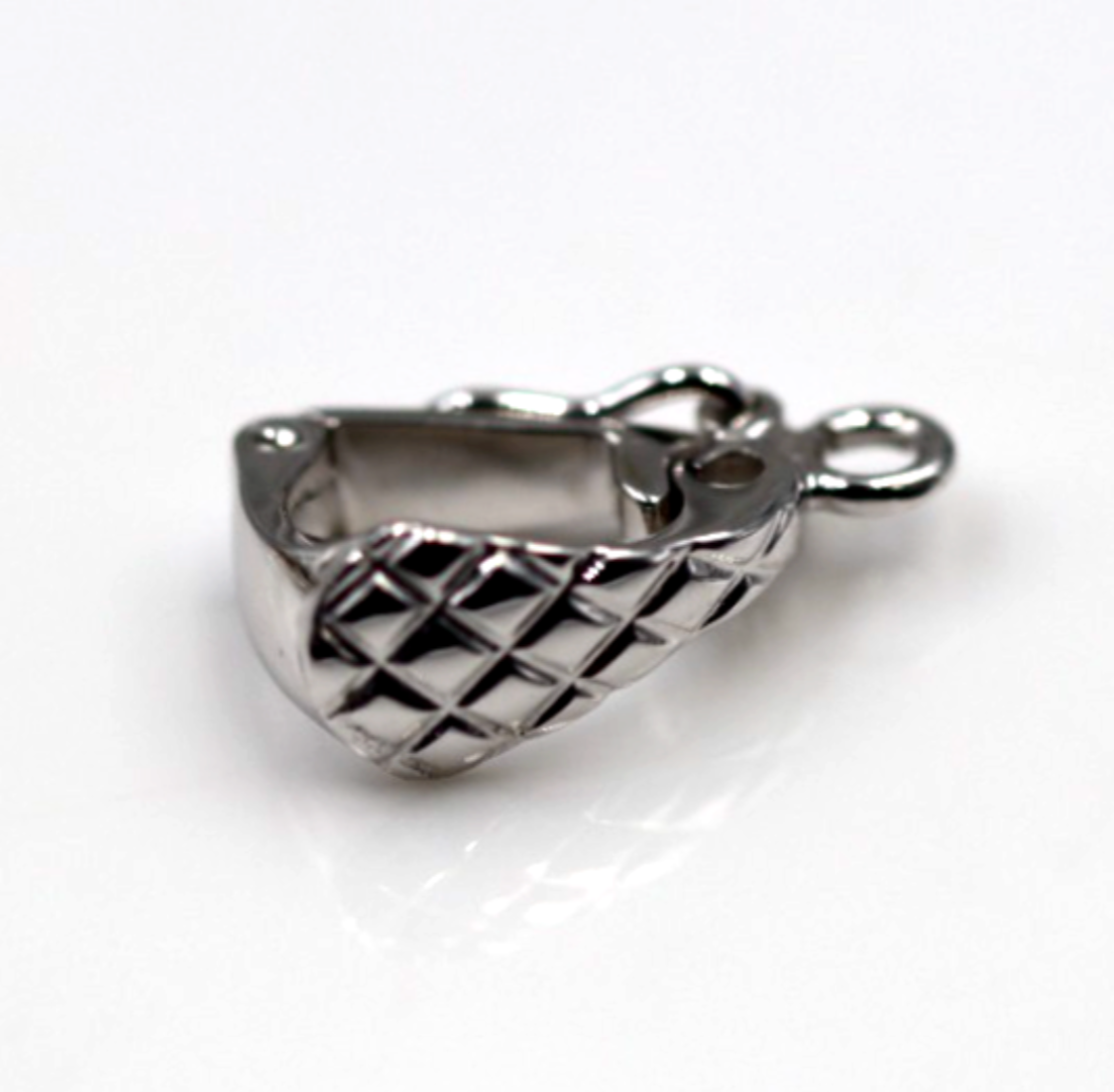 Sterling Silver Pearl Enhancer Bail Clasp Large 14mm