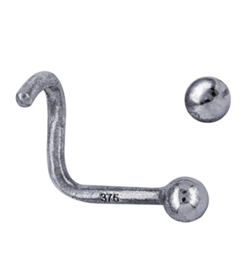 Genuine Solid 9ct 9k Yellow, Rose or White Gold 2.5mm Nose Stud Hallmarked 375