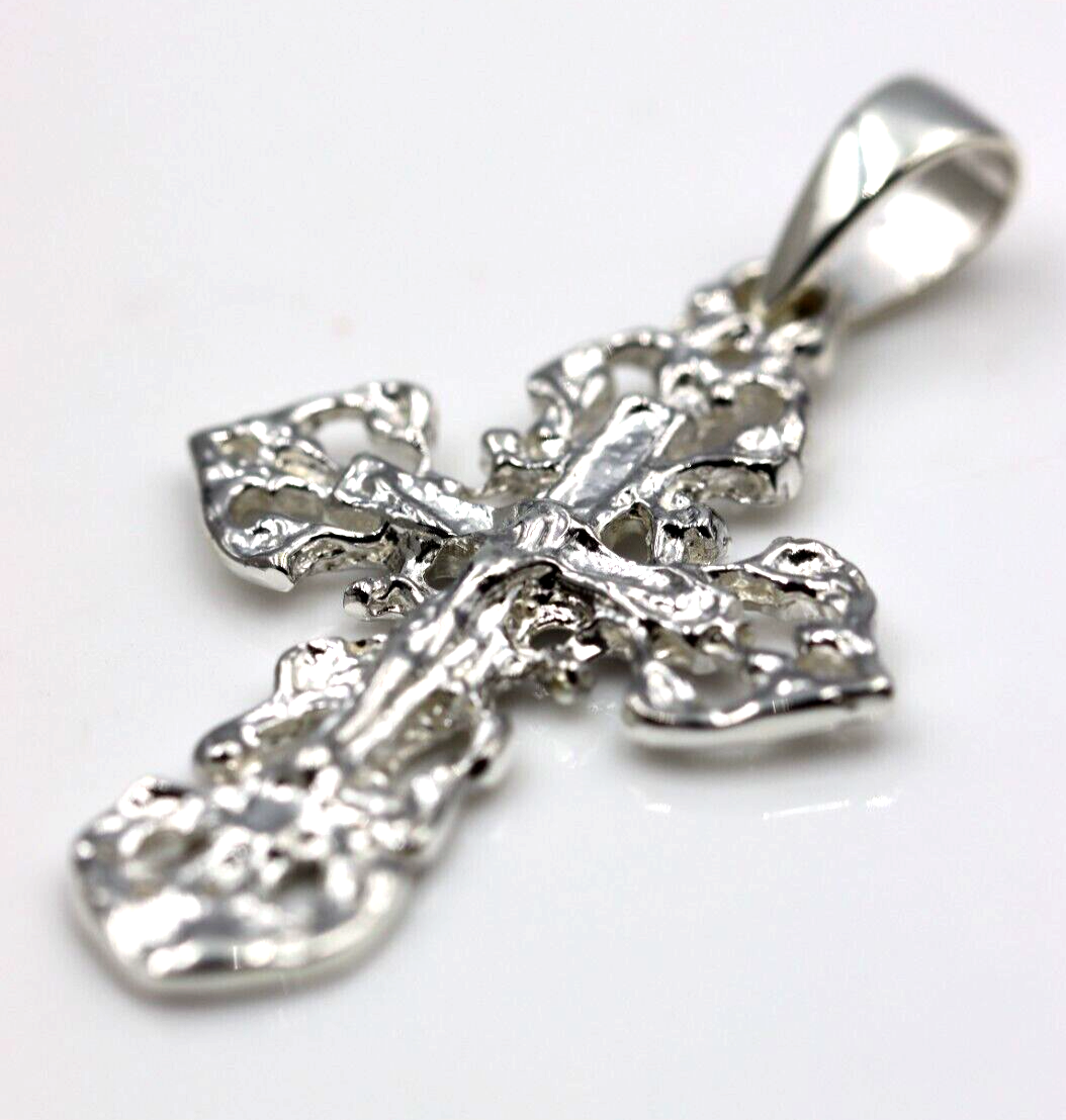 Genuine 9ct Yellow, Rose or White Gold Armenian Crucifix Cross Pendant