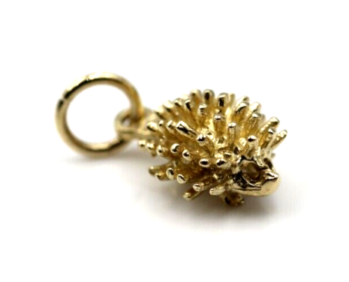 Kaedesigns, Genuine 9K Yellow Gold Echidna Charm or Pendant