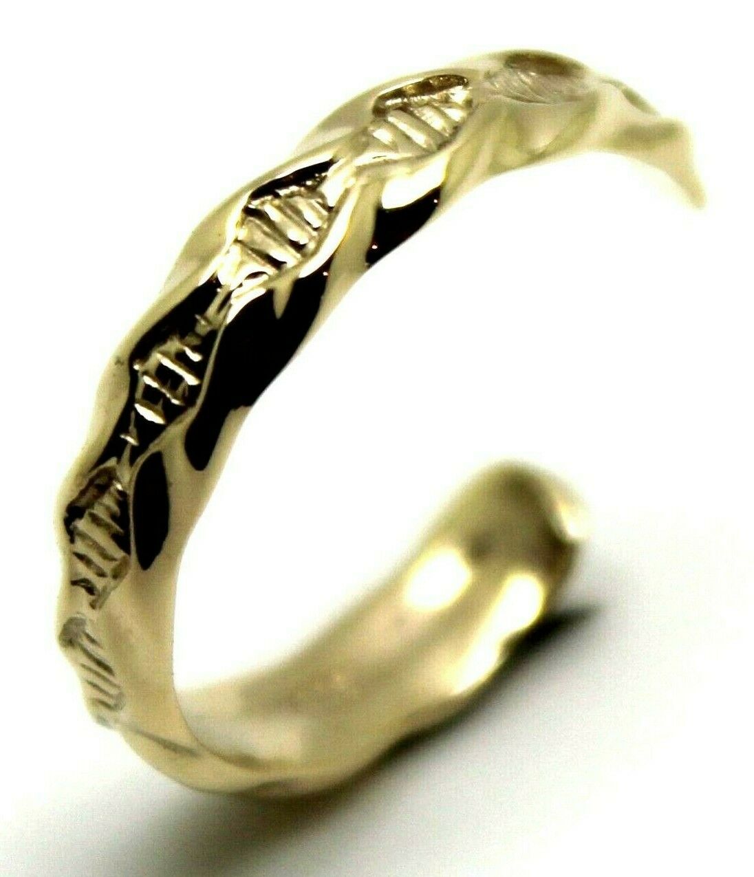 Genuine 9k 9ct Yellow or Rose or White Gold Toe Ring 326