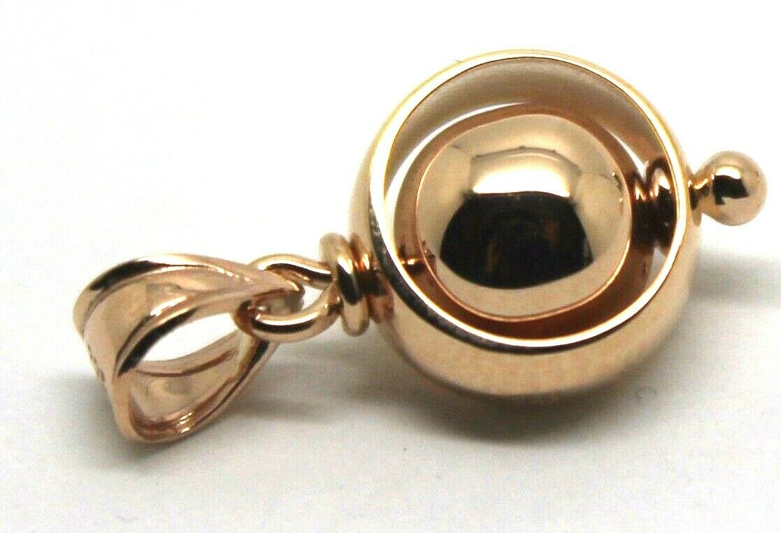 Kaedesigns New 9ct 9K Yellow, Rose or White Gold Euro Belcher 8mm Ball Drop Pendant