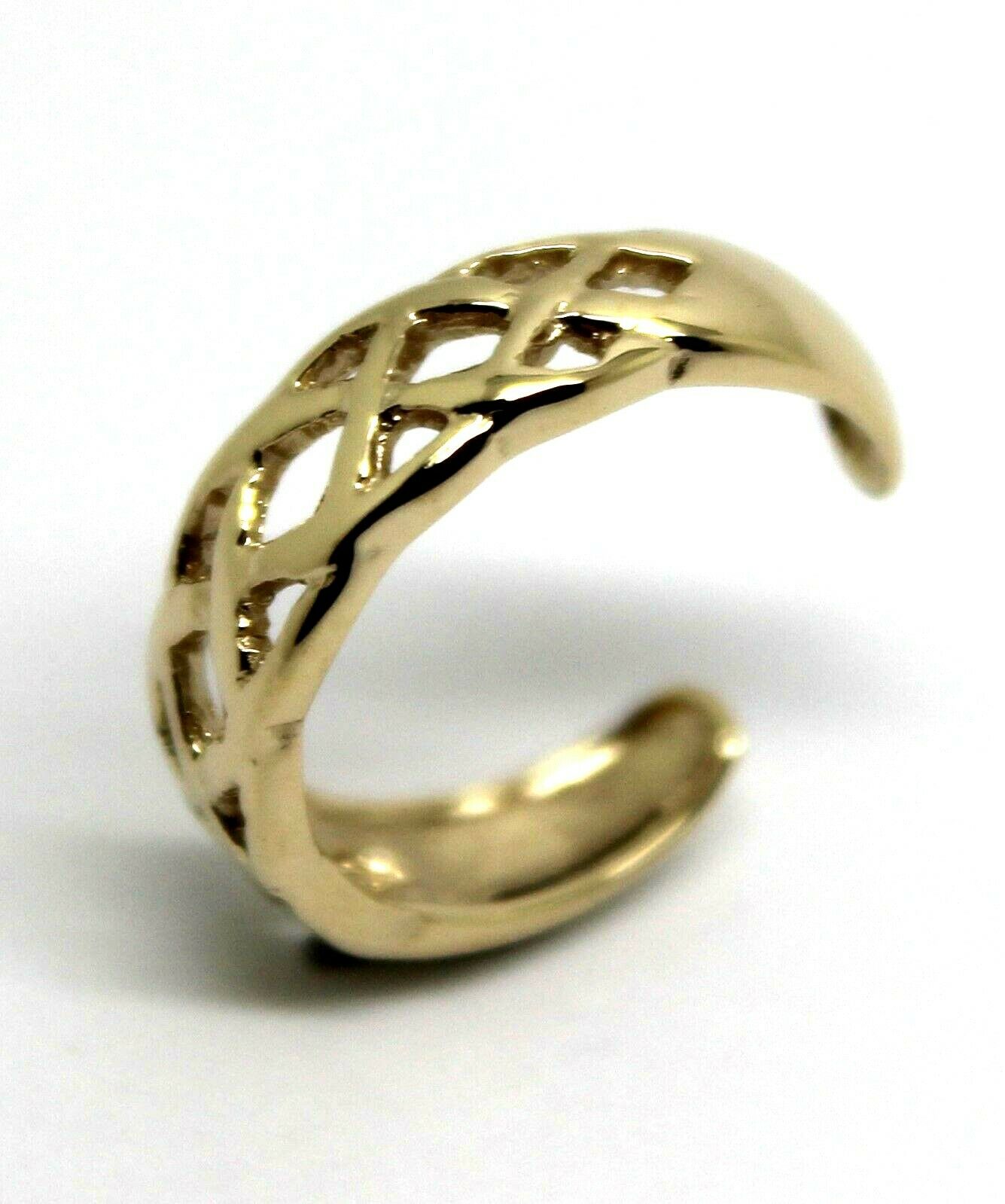 Kaedesigns New Genuine Solid 9ct 9kt Yellow, Rose or White Gold Celtic Weave Toe Ring 432