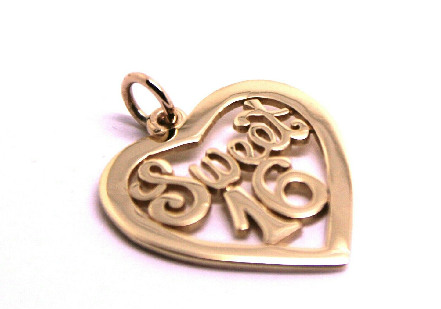 Kaedesigns Genuine 9ct Yellow or Rose or White Gold or Silver Sweet 16 Pendant