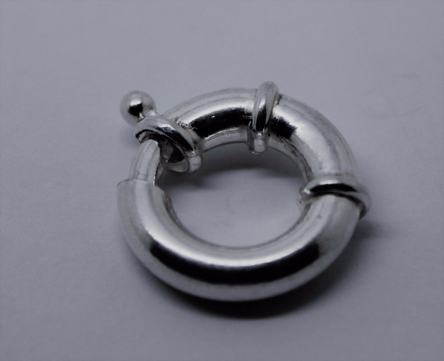 Sterling Silver Bolt Ring 12mm or 14mm or 16mm or 18mm or 20mm