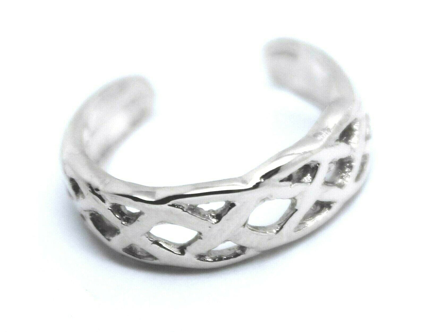 Kaedesigns New Genuine Solid 9ct 9kt Yellow, Rose or White Gold Celtic Weave Toe Ring 432