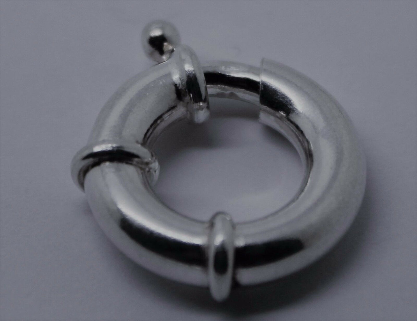 Sterling Silver Bolt Ring 12mm or 14mm or 16mm or 18mm or 20mm