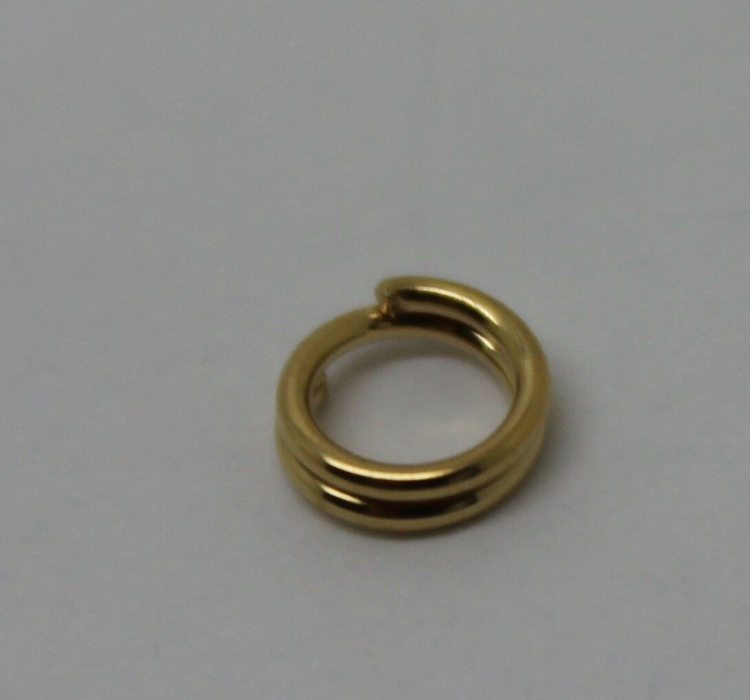 Kaedesigns New 9ct Yellow Gold Split Ring Sizes 5mm Or 6mm Or 7mm