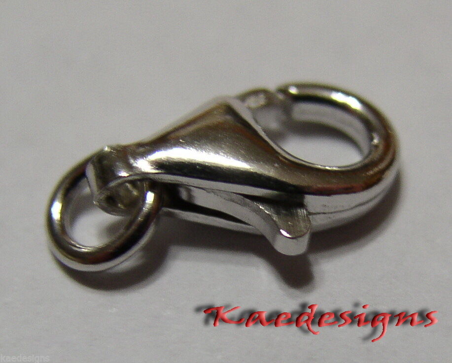 Kaedesigns 18ct, 9ct Yellow or White Gold or Sterling Lobster Clasp all sizes