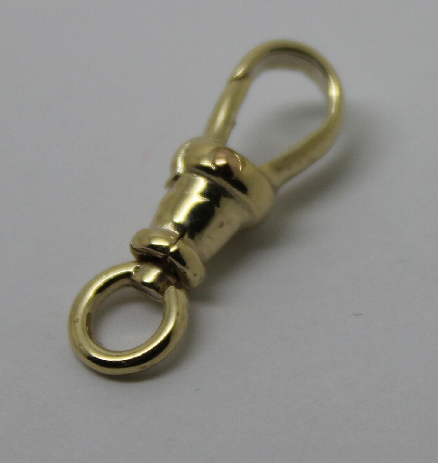 Genuine 9k 9ct Solid Yellow Gold Albert Swivel Clasp 19mm Size