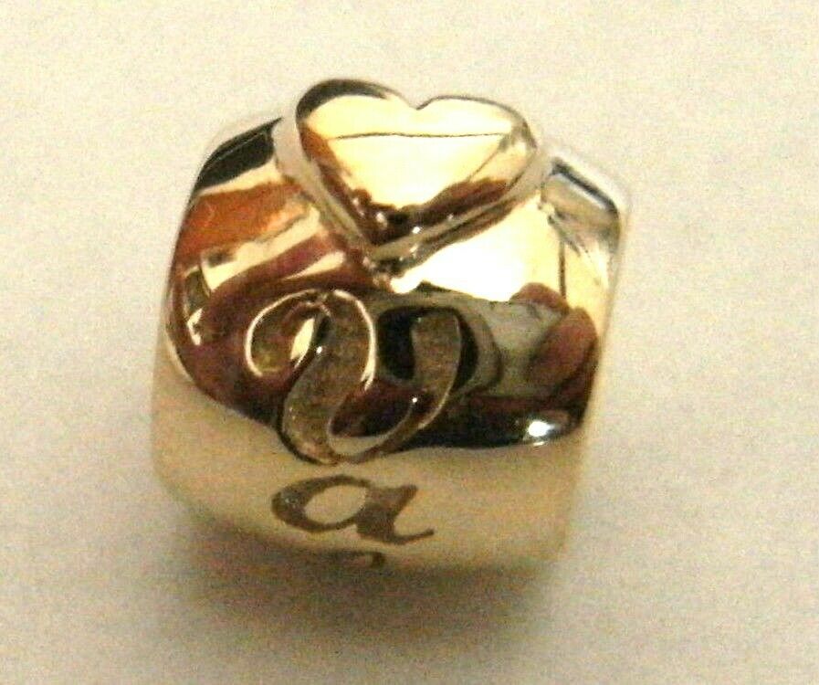 Genuine 9ct Yellow or Rose or White Gold or Silver Custom Made Bead With Your Name