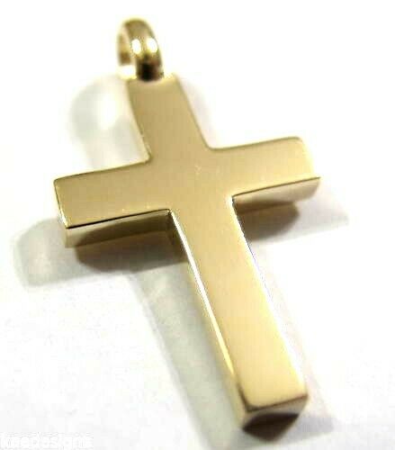 Kaedesigns New Full Solid New 9ct 375 Yellow, Rose or White Gold Plain Cross Pendant
