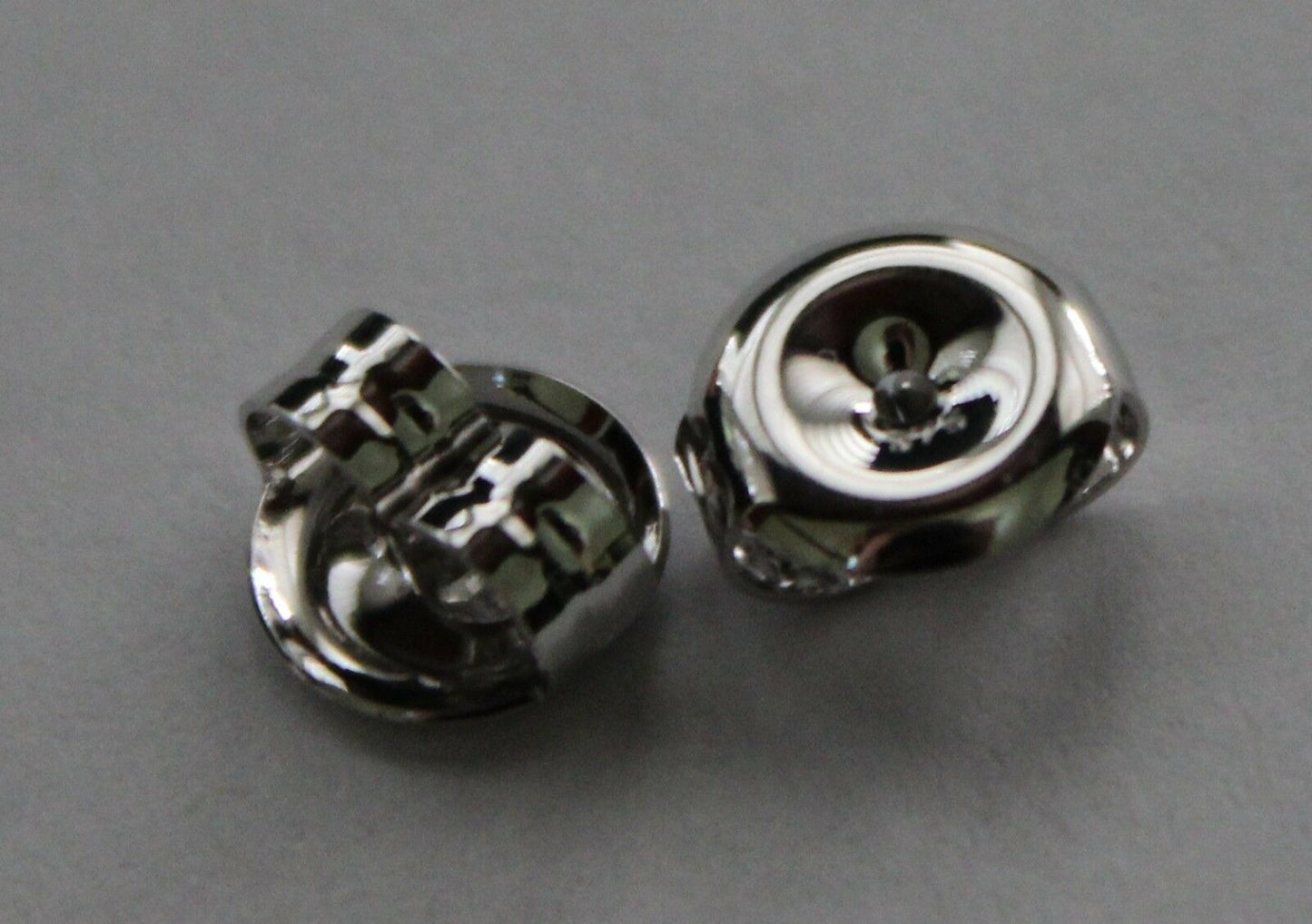 Genuine 9ct Yellow or Rose or White Gold or Sterling Silver Earring Medium butterfly backs 207