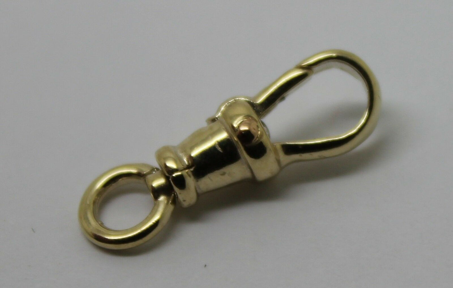 Genuine 9k 9ct Solid Yellow Gold Albert Swivel Clasp 19mm Size