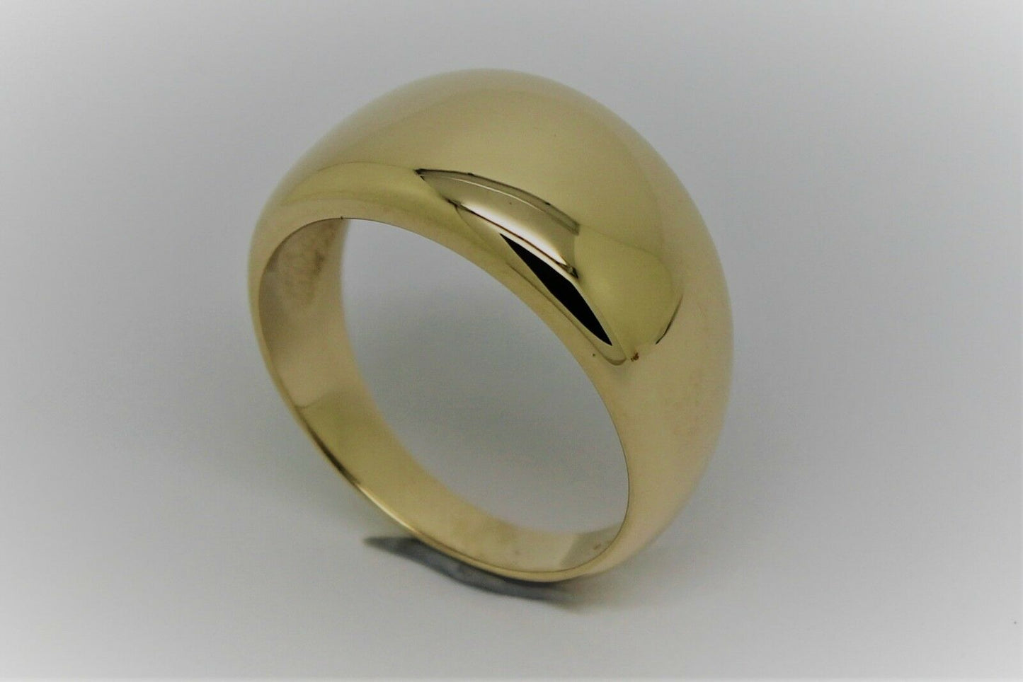 Genuine Solid 9ct Yellow, Rose or White Gold High 10mm Dome Ring Size U