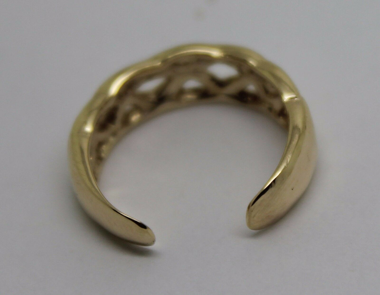 Kaedesigns New Genuine Solid 9ct 9kt Yellow, Rose or White Gold Celtic Weave Toe Ring 432