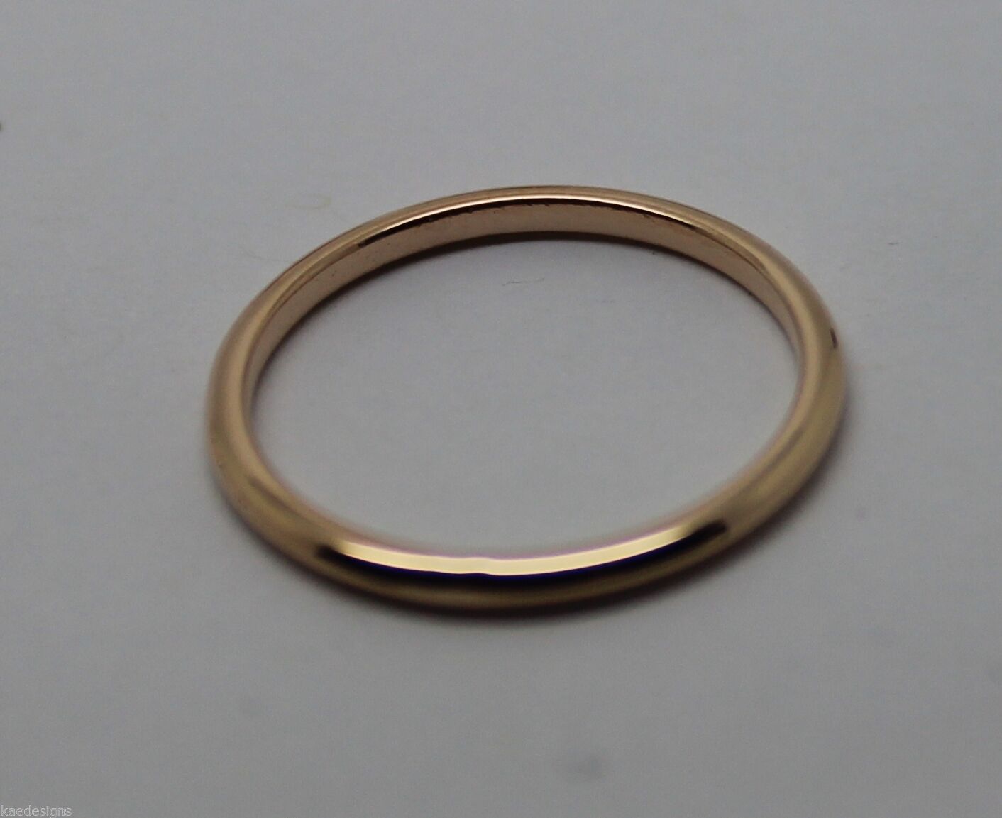 Genuine Solid 9ct 9k White Or Rose Or Yellow Gold 1.5mm Wedding Band Ring