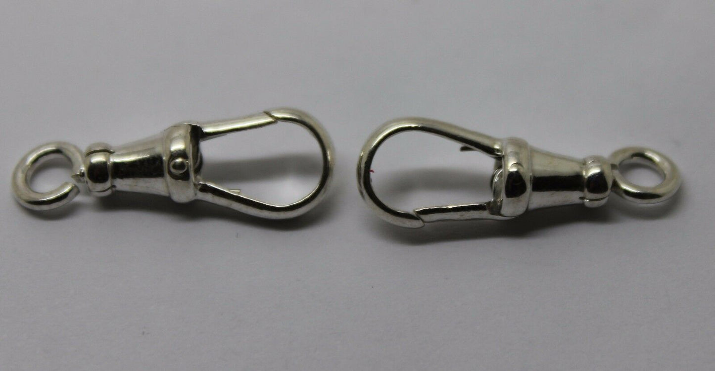 Kaedesigns Large 2 X Sterling Silver Albert Swivel Clasp 25mm