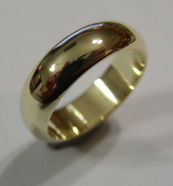 Genuine Custom Made 18ct 18Kt Yellow Gold 5mm Wide Wedding Band - Ring sizes A to K