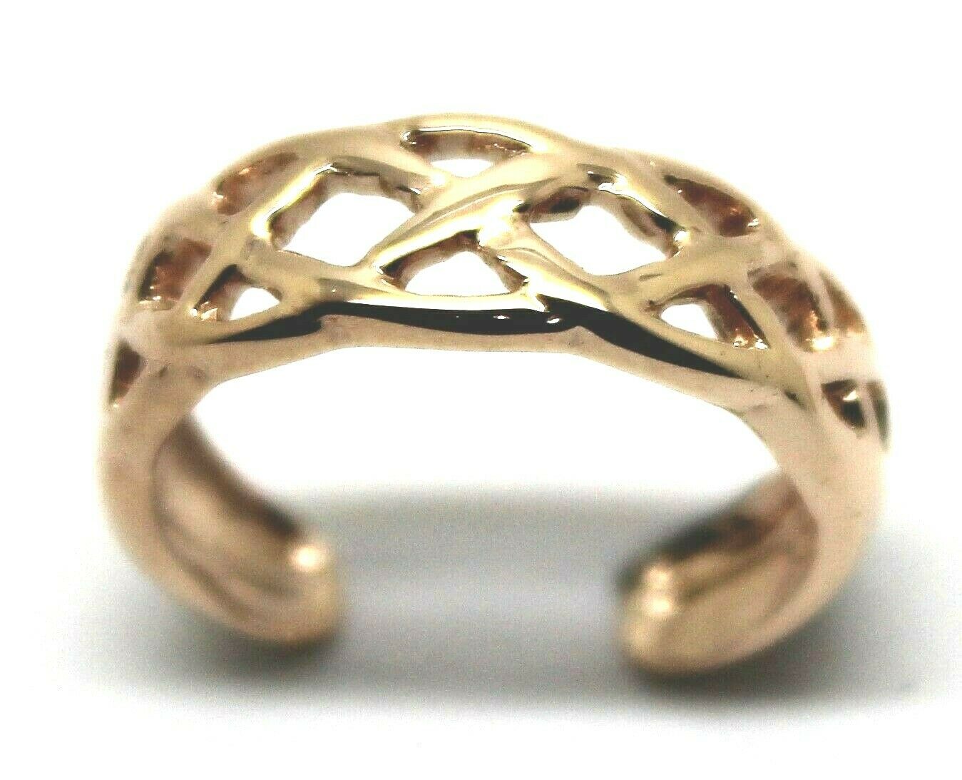 Kaedesigns New Genuine Solid 9ct 9kt Yellow, Rose or White Gold Celtic Weave Toe Ring 432