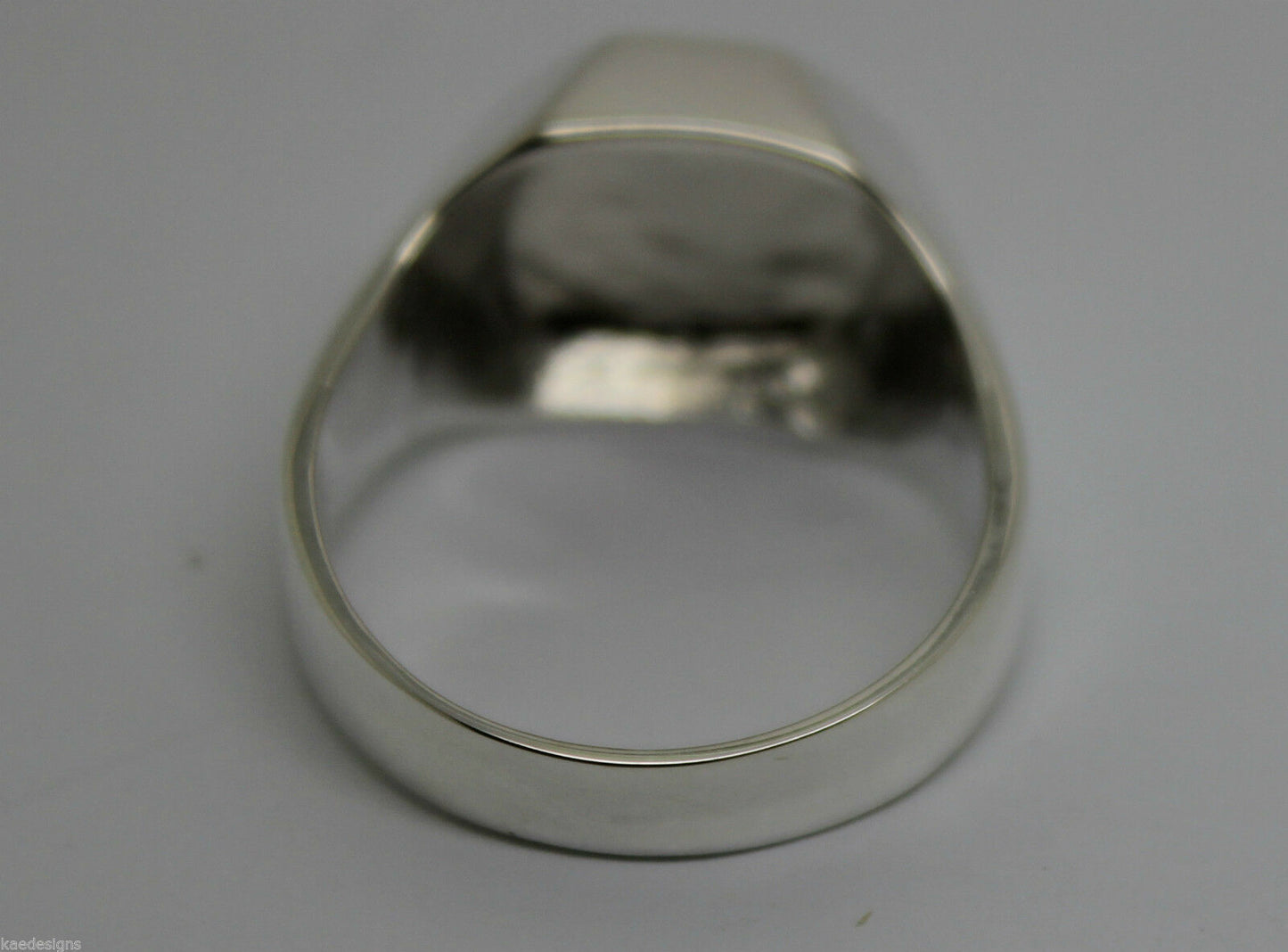 Heavy 9ct Yellow or Rose or White Gold or Sterling Silver Octagon Signet Ring