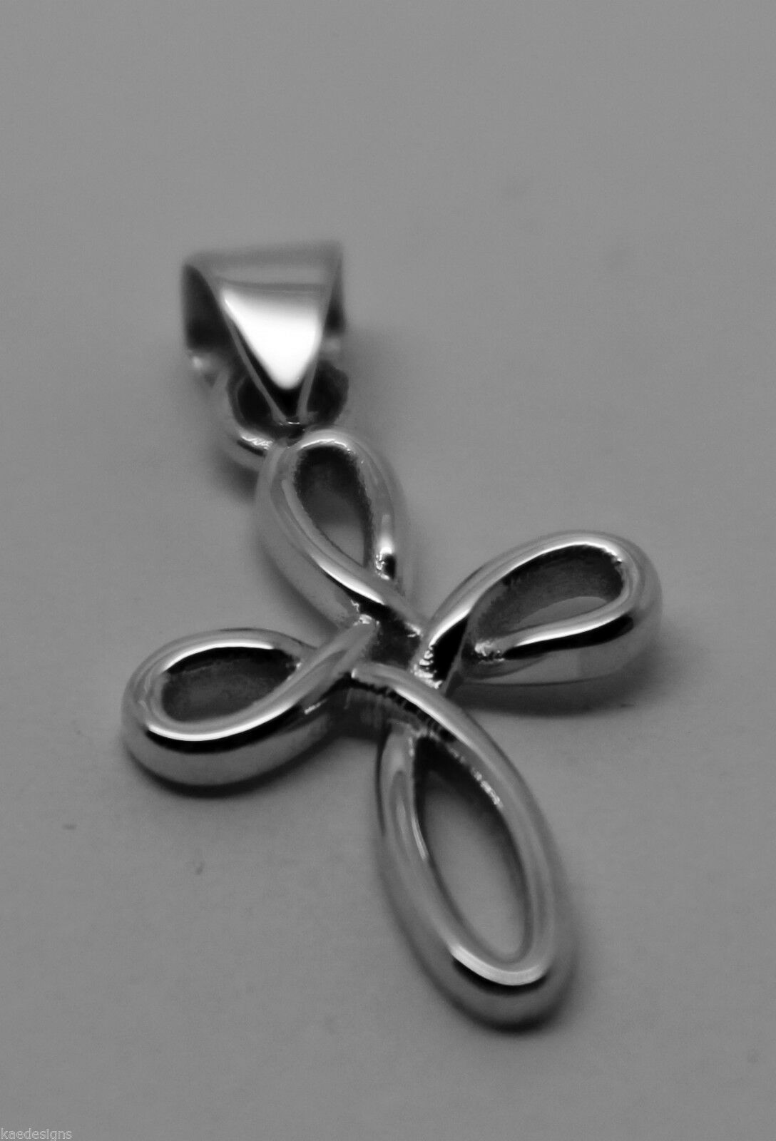 Kaedesigns New Genuine Small Sterling Silver Delicate Celtic Cross Pendant