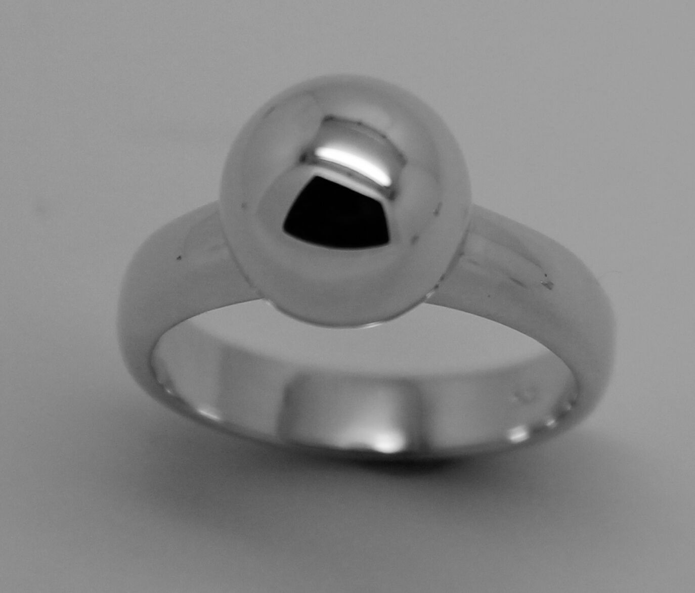 Size M Kaedesigns New Solid Genuine Sterling Silver 925 10mm Full Ball Ring