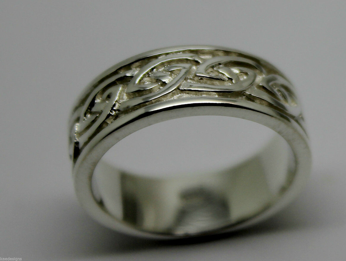 Size N New Genuine Sterling Silver Solid Celtic Weave Ring – Kaedesigns 