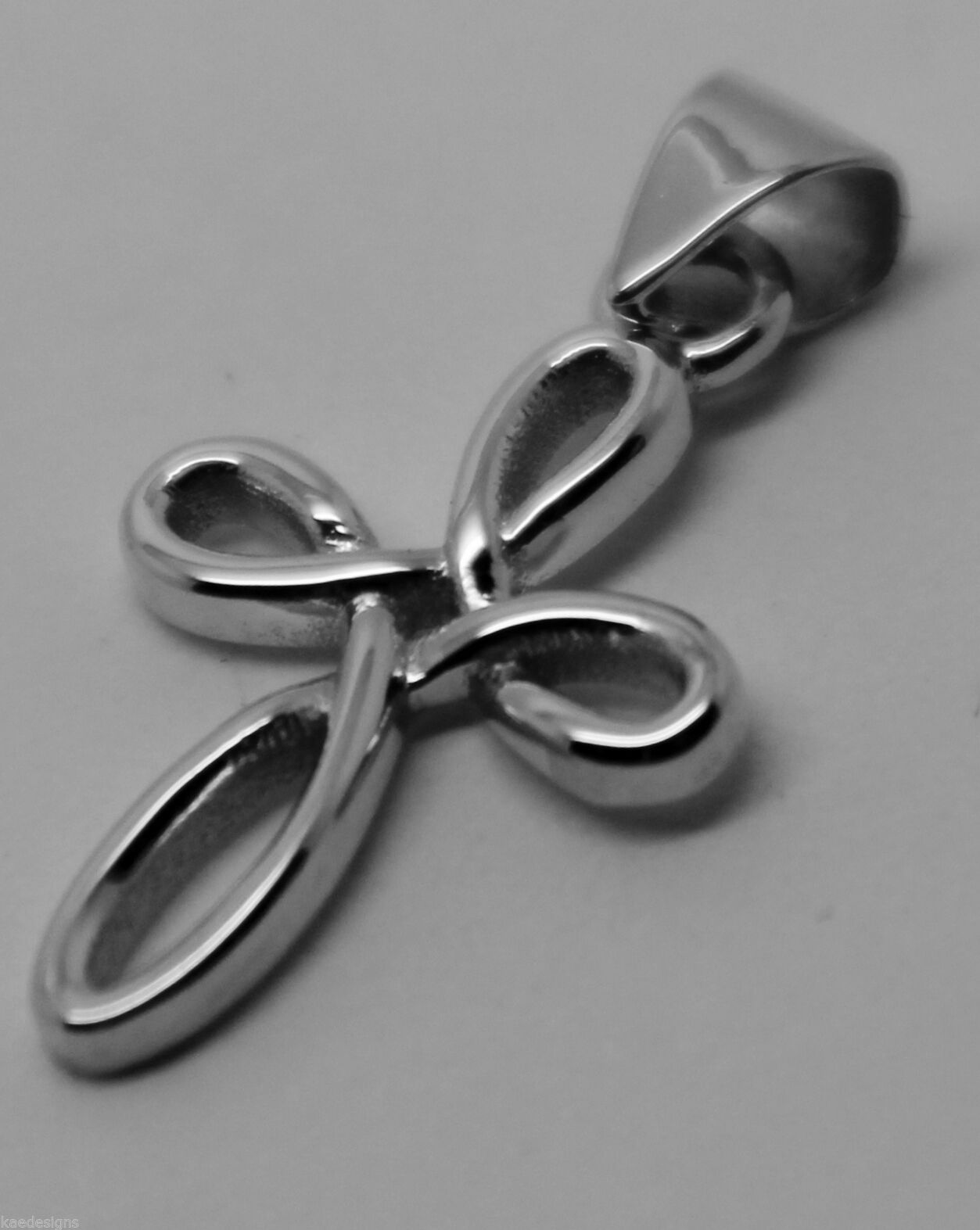 Kaedesigns New Genuine Small Sterling Silver Delicate Celtic Cross Pendant