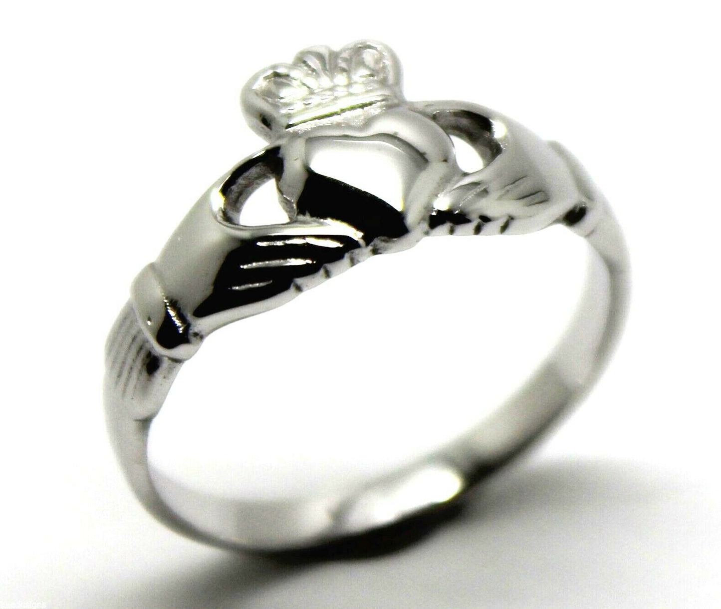 Size M Sterling Silver 925 Irish Claddagh Ring