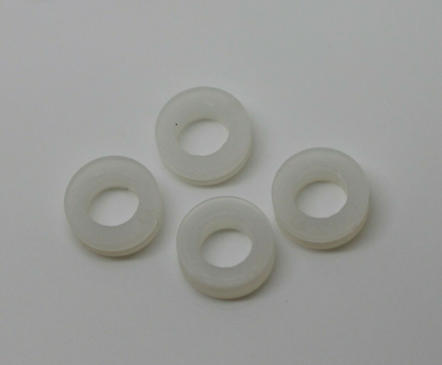 5 X Pairs Small, Medium or Large Rubber Earring Findings Donut Cushion 10Pcs