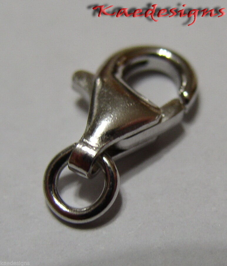 Kaedesigns 18ct, 9ct Yellow or White Gold or Sterling Lobster Clasp all sizes