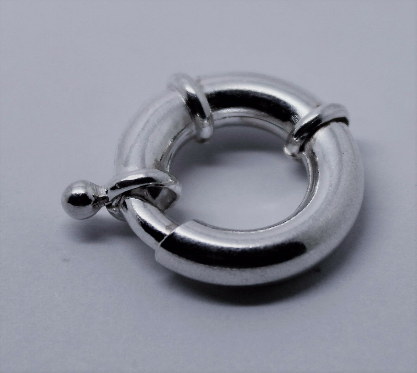 Sterling Silver Bolt Ring 12mm or 14mm or 16mm or 18mm or 20mm